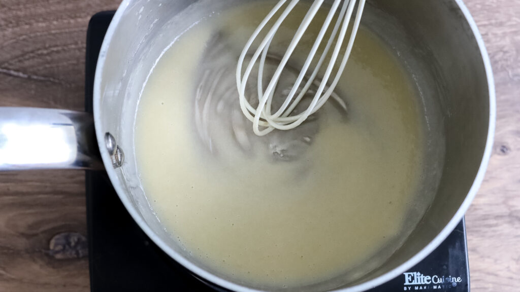 Step 1 of beer cheese dip