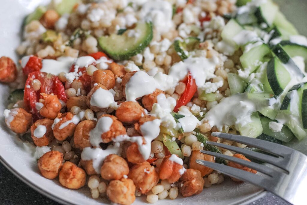 Mediterranean couscous bowl