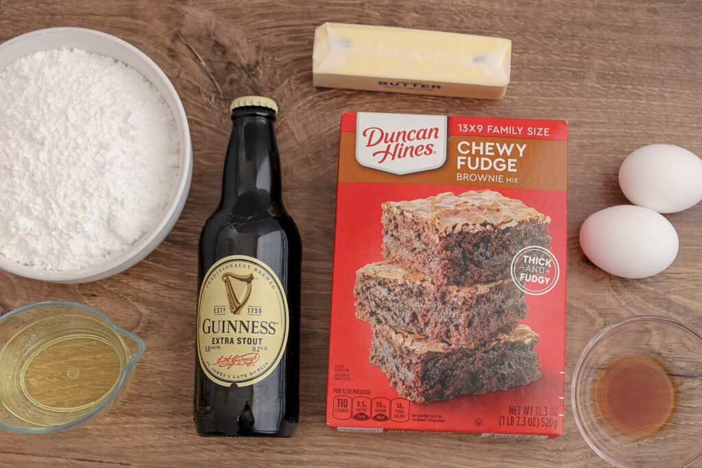 Guinness Brownies ingredients