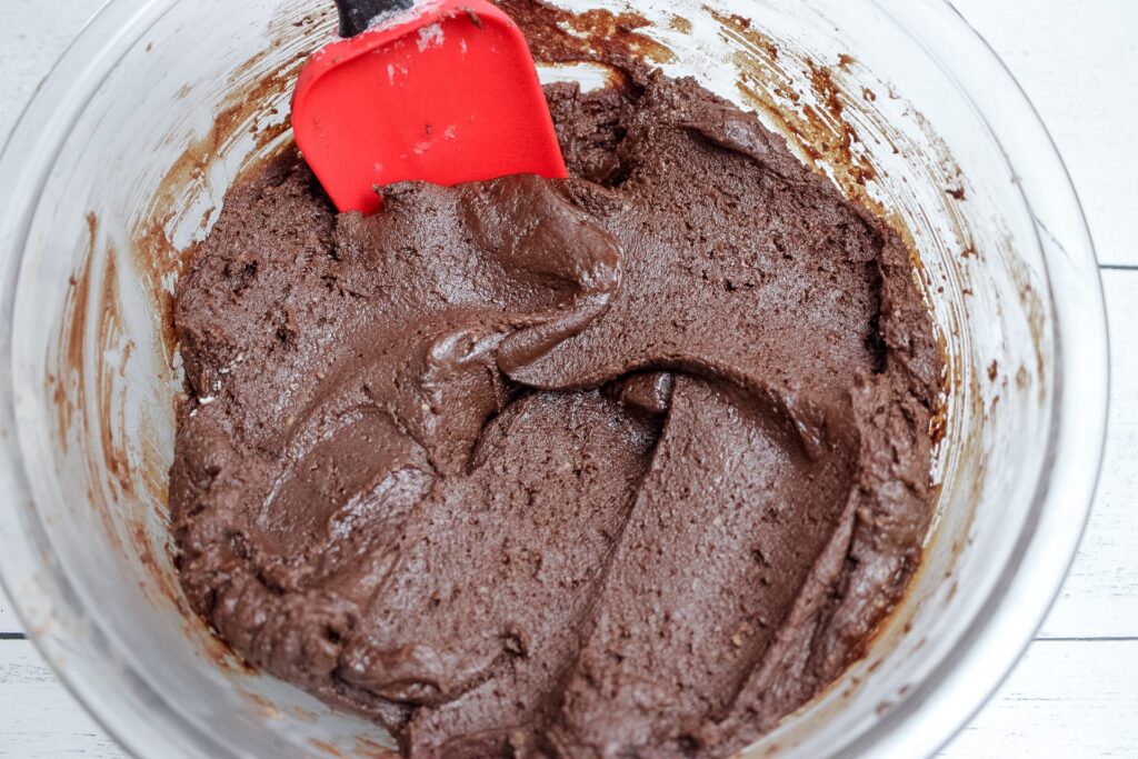 Chocolate cookie batter