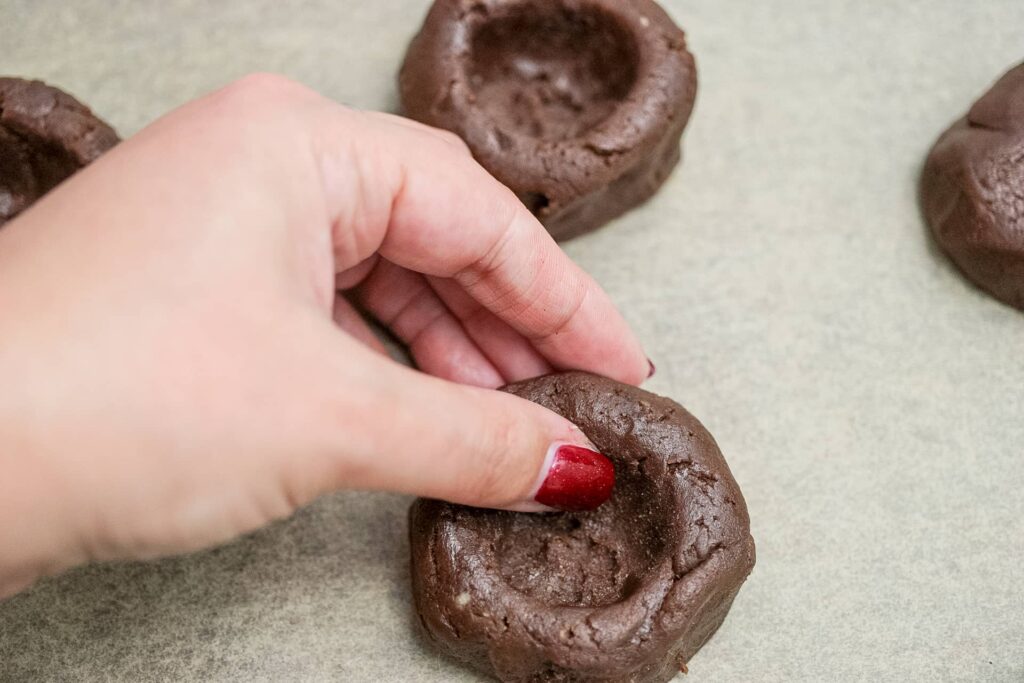 Thumprint cookie dough