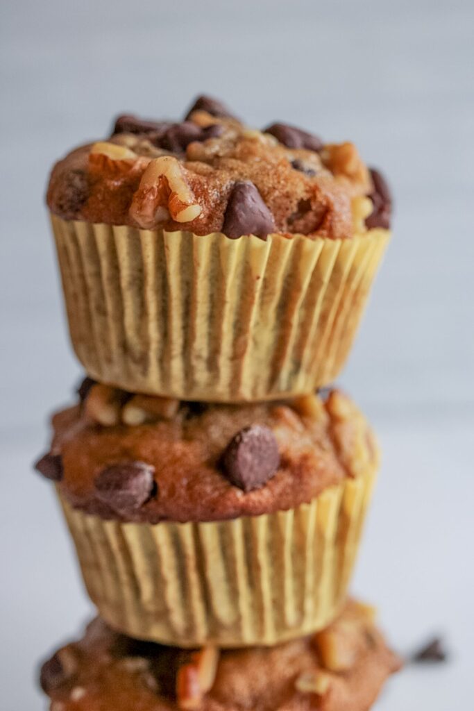 banana chocolate chip muffins