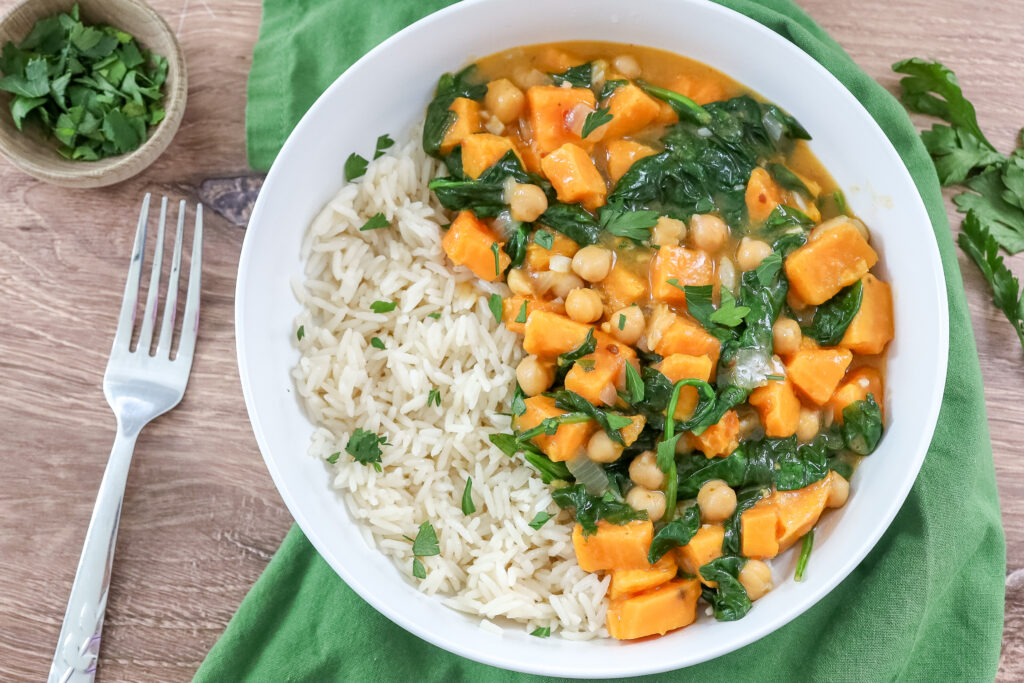 vegetarian curry dinner recipe