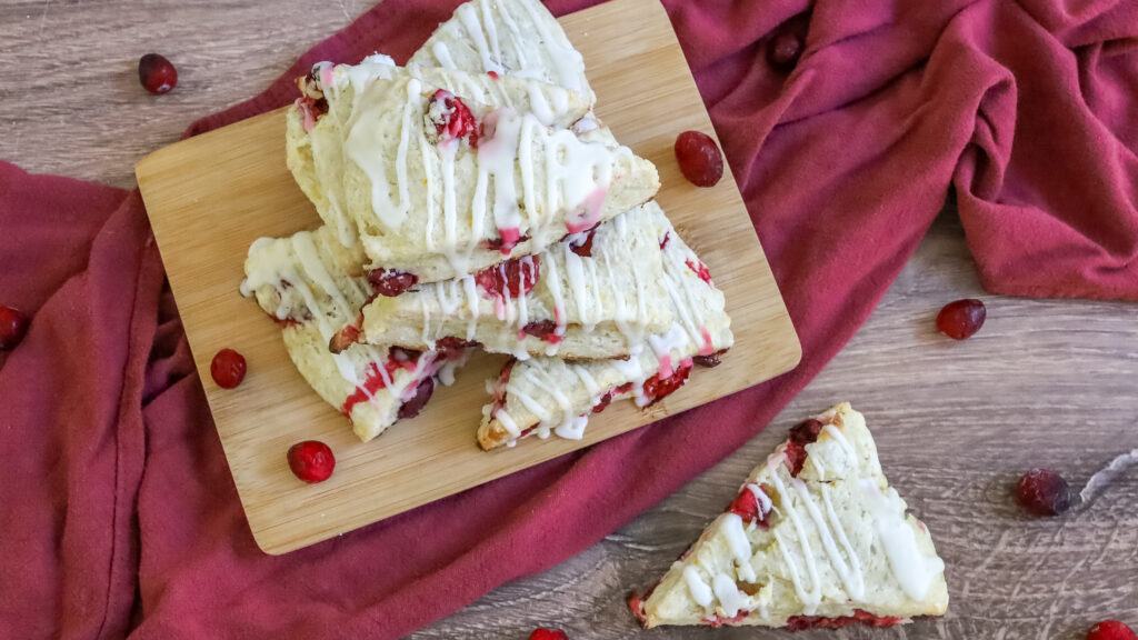 cranberry orange scones