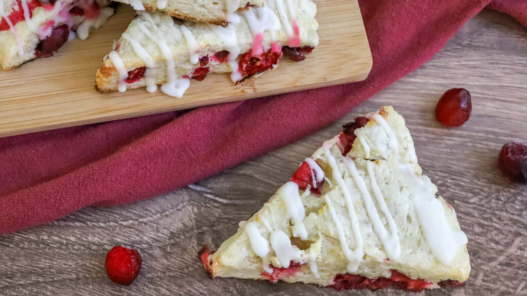 cranberry orange scones