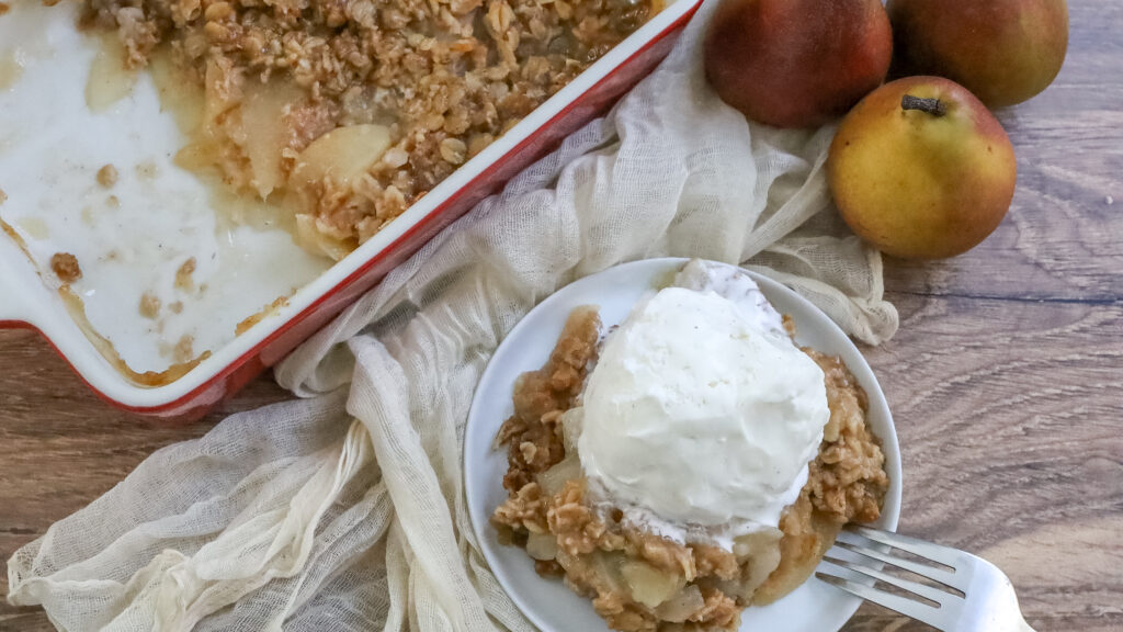 Ginger Pear Crisp