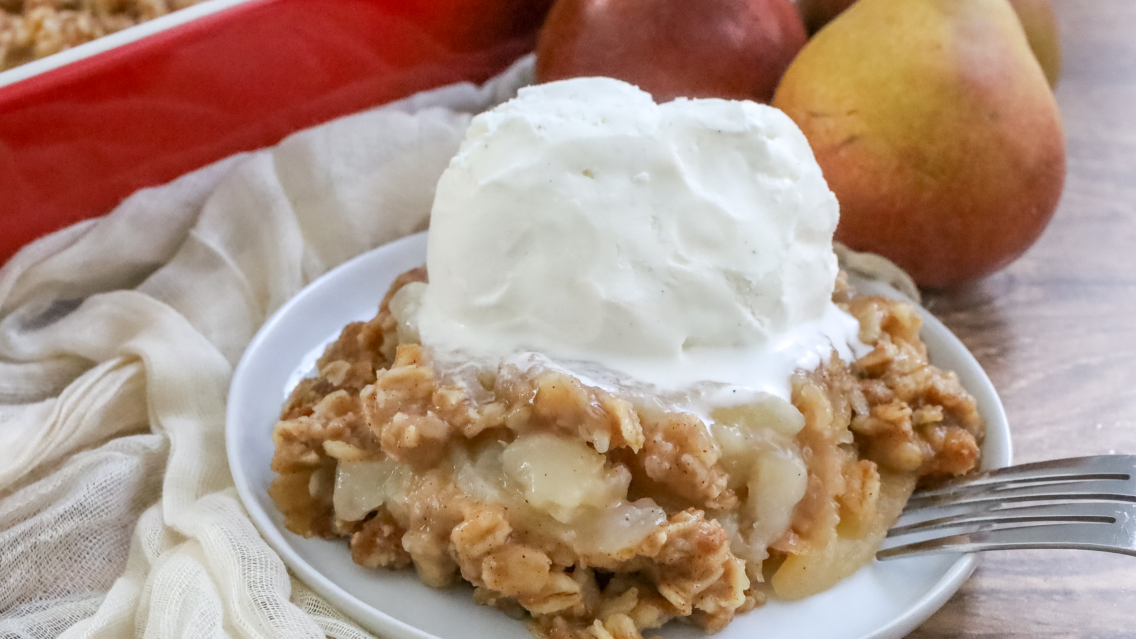 Pear crisp