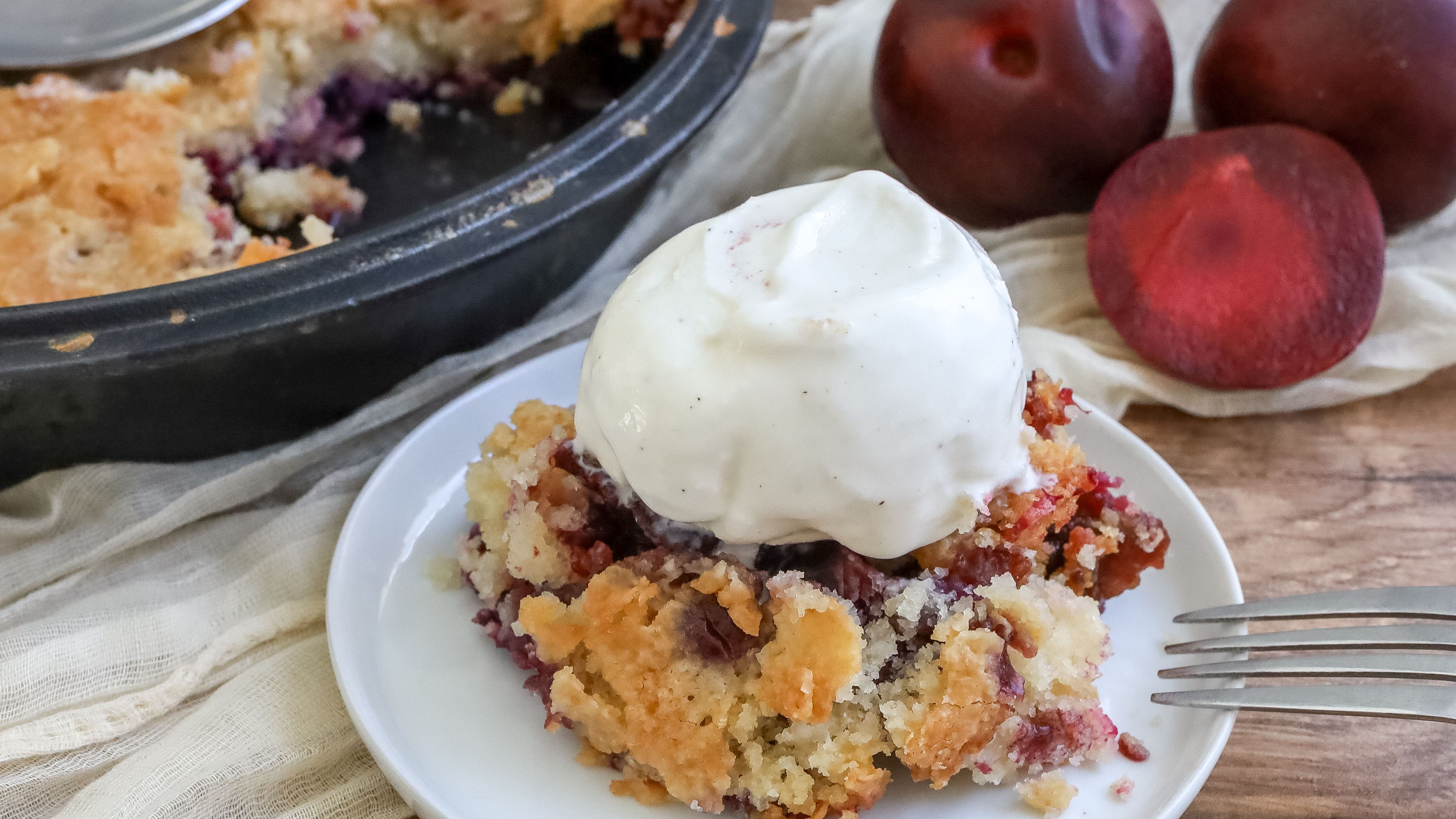 plum cobbler