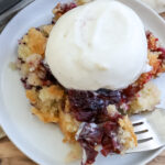 fall plum cobbler