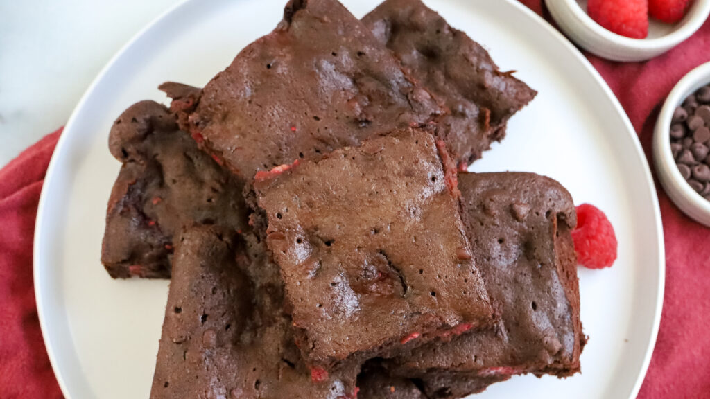 raspberry brownies