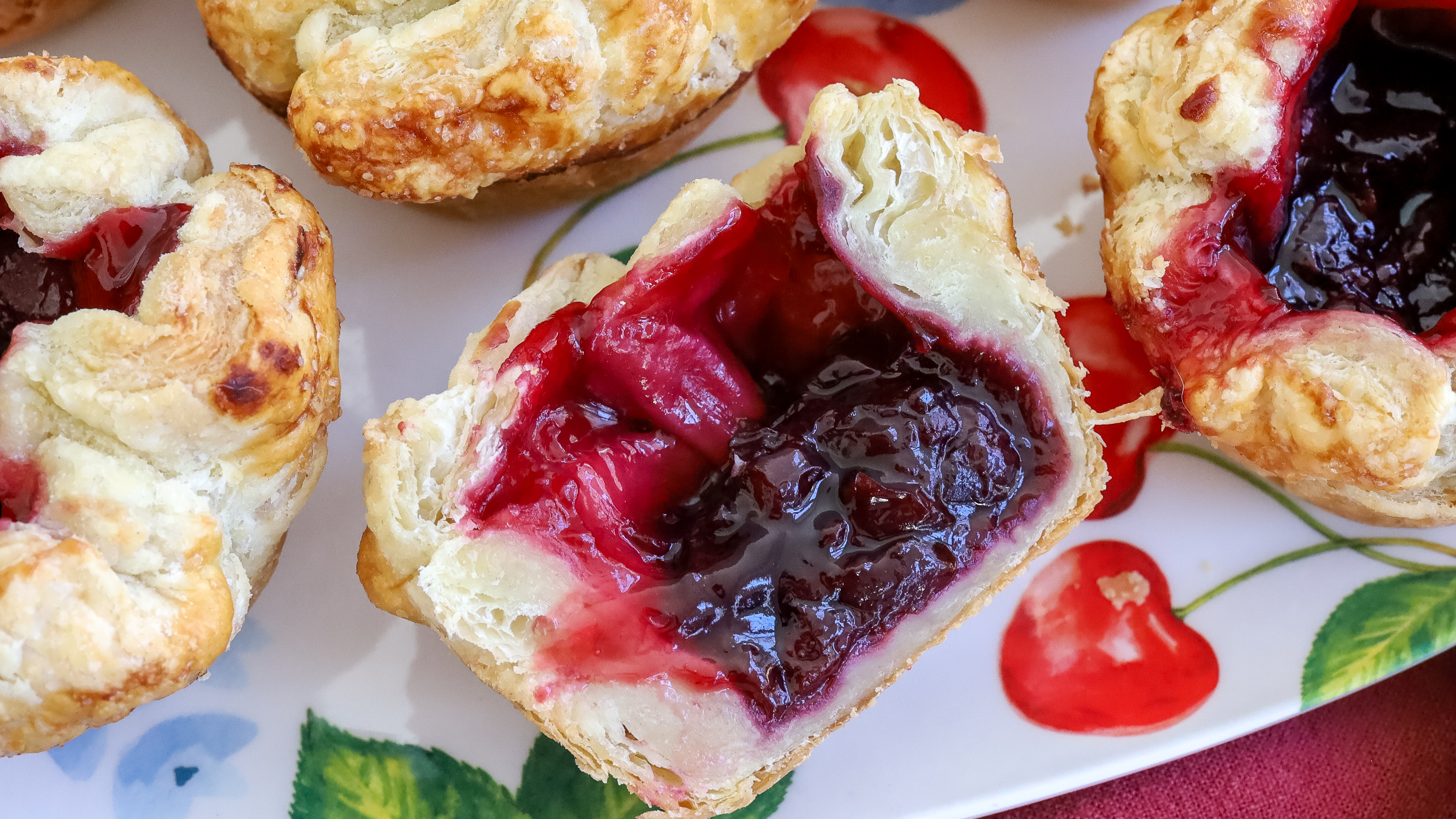 cherry croissants
