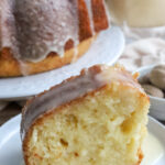 easy eggnog cake