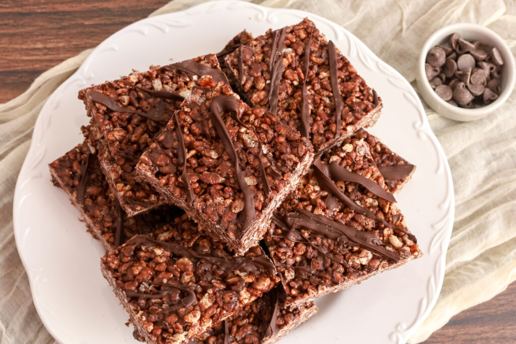 chocolate rice krispie treats
