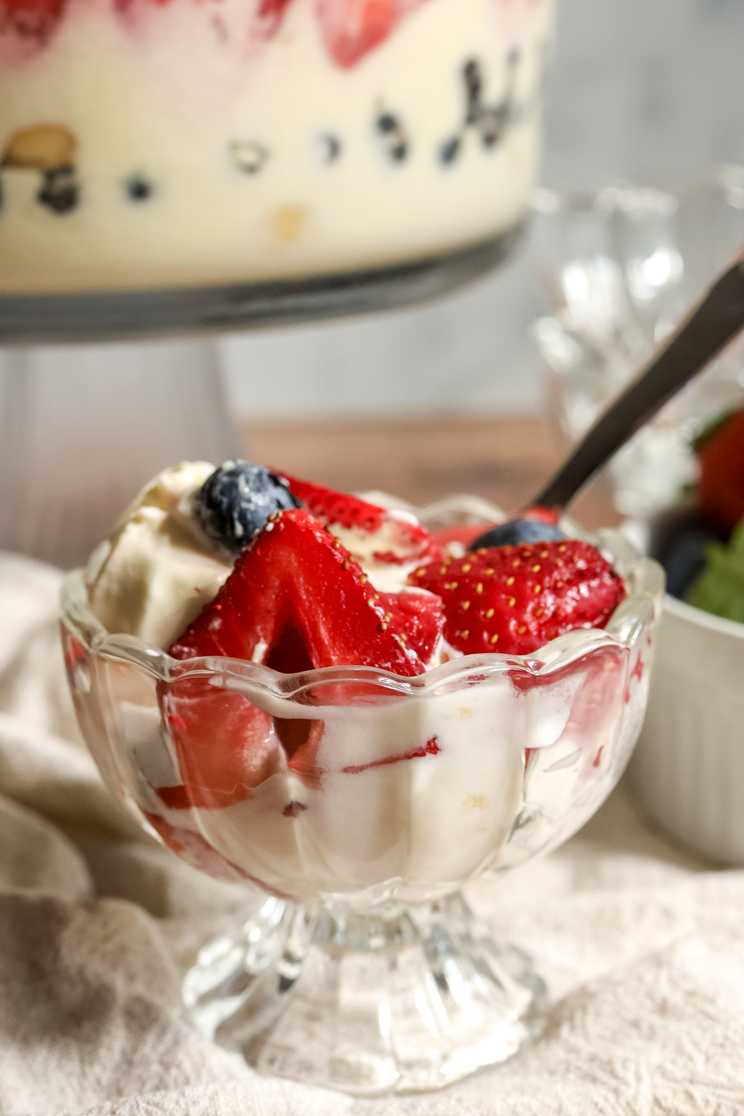 Berry trifle