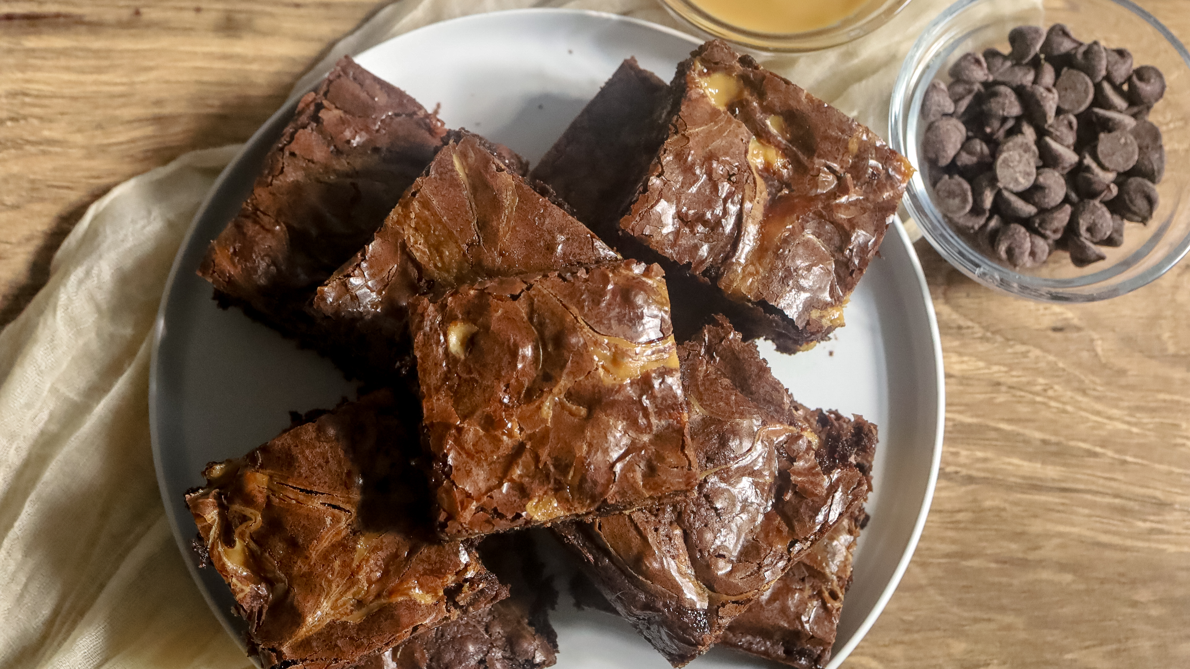 caramel brownies