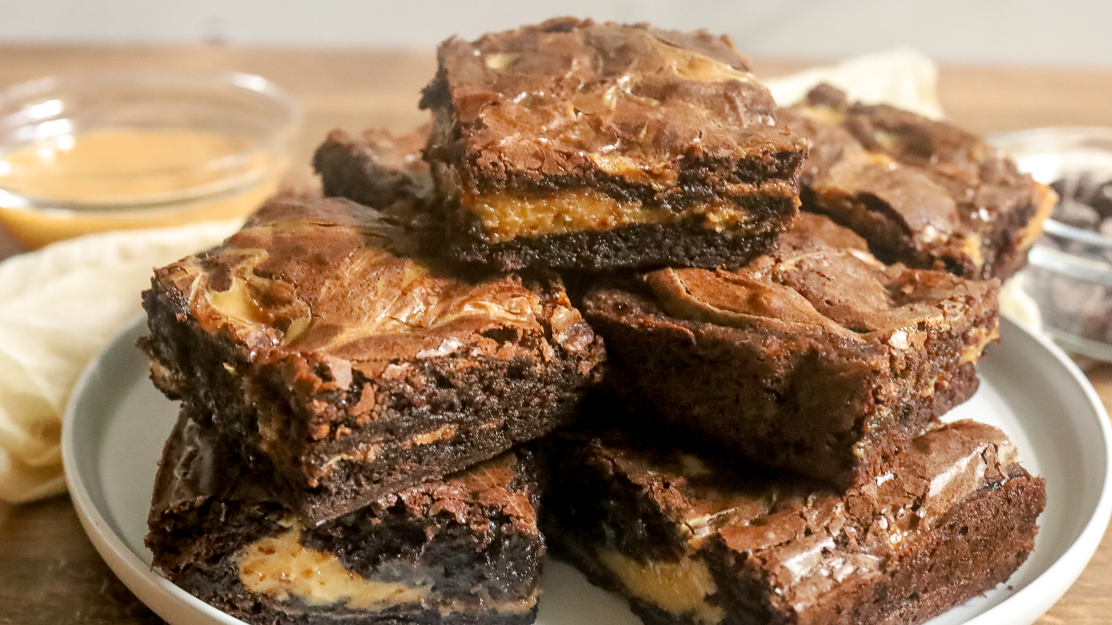 dulce de leche brownies