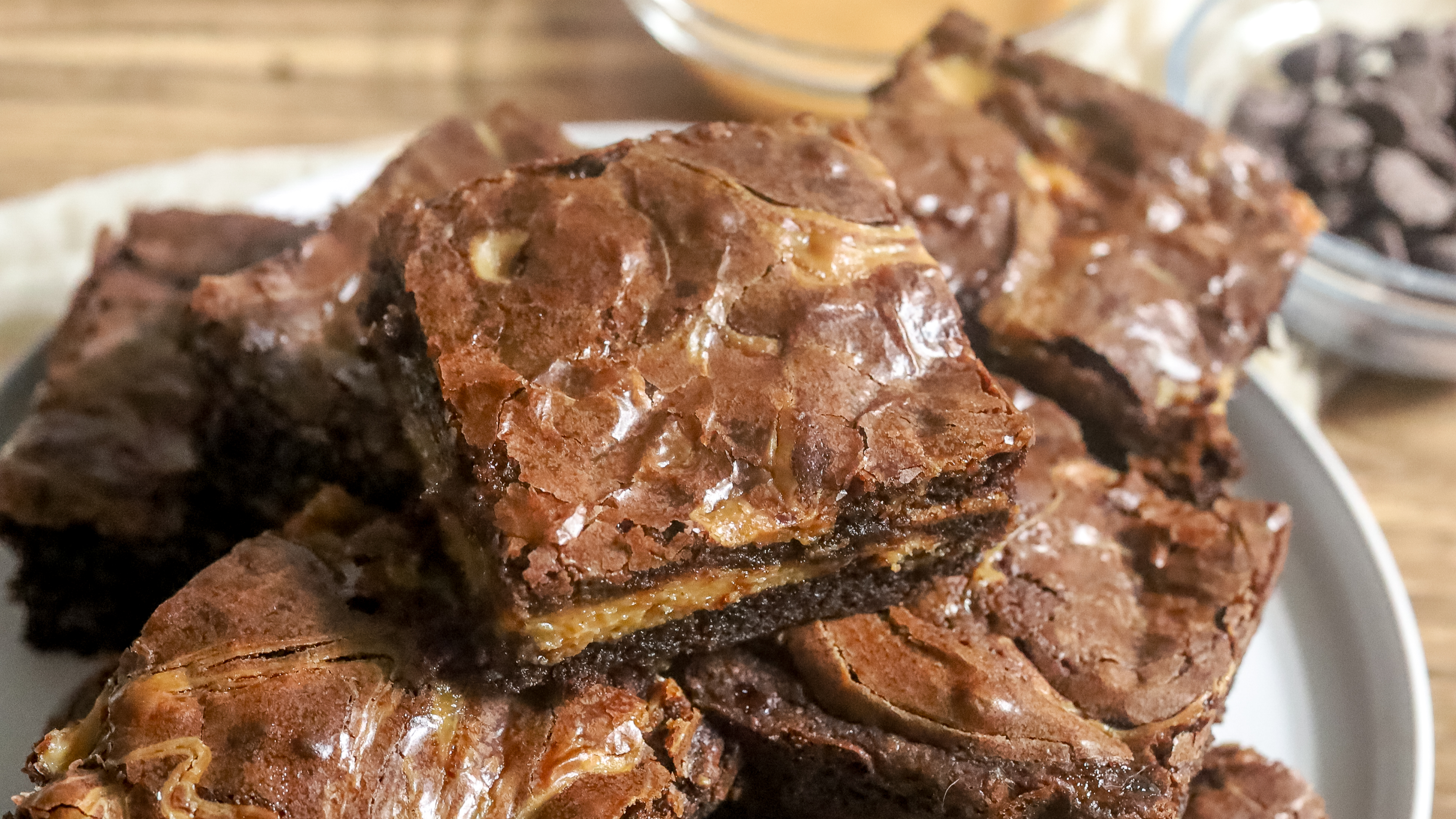 dulce de leche brownies