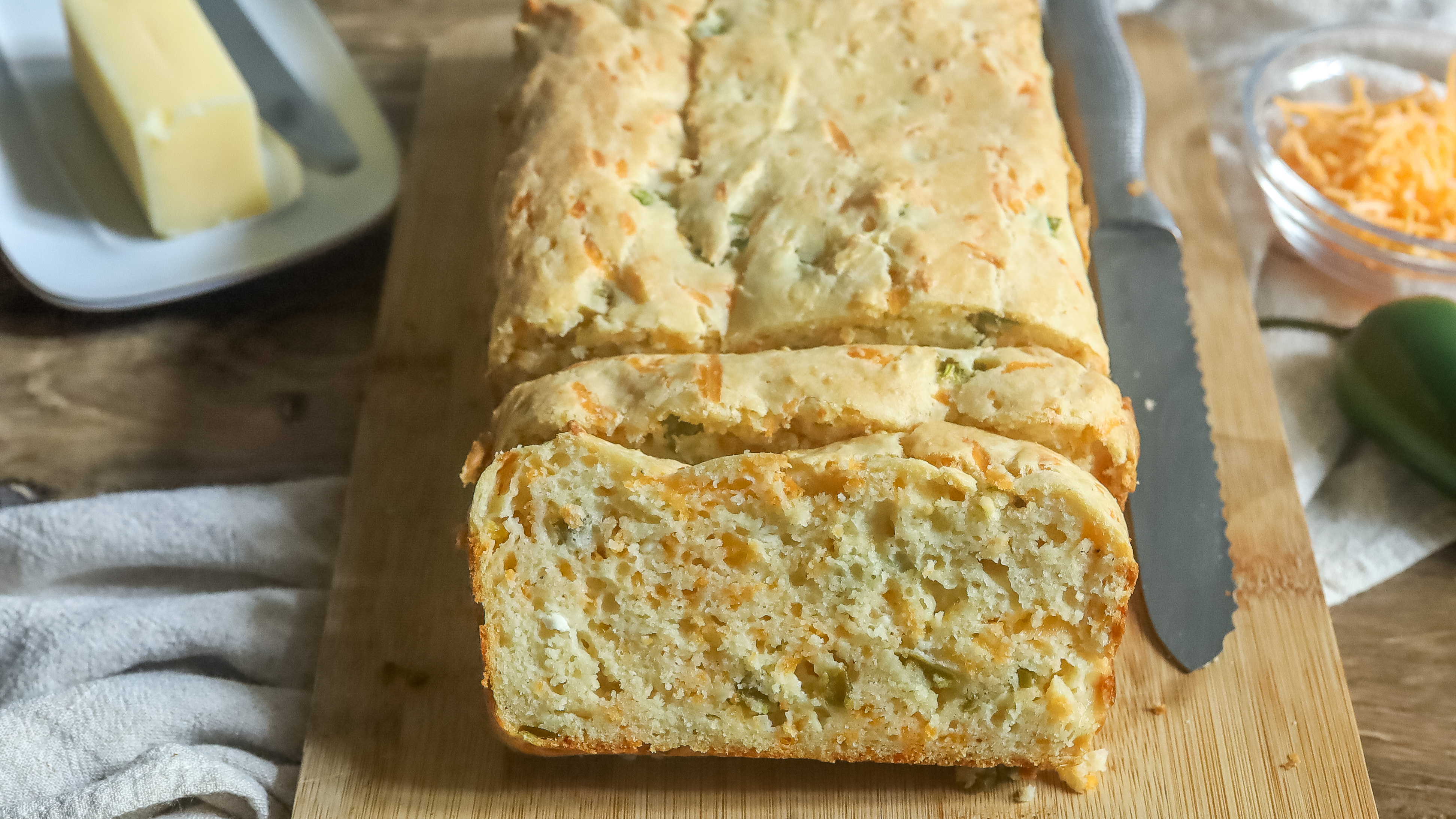 Jalapeno cheese bread