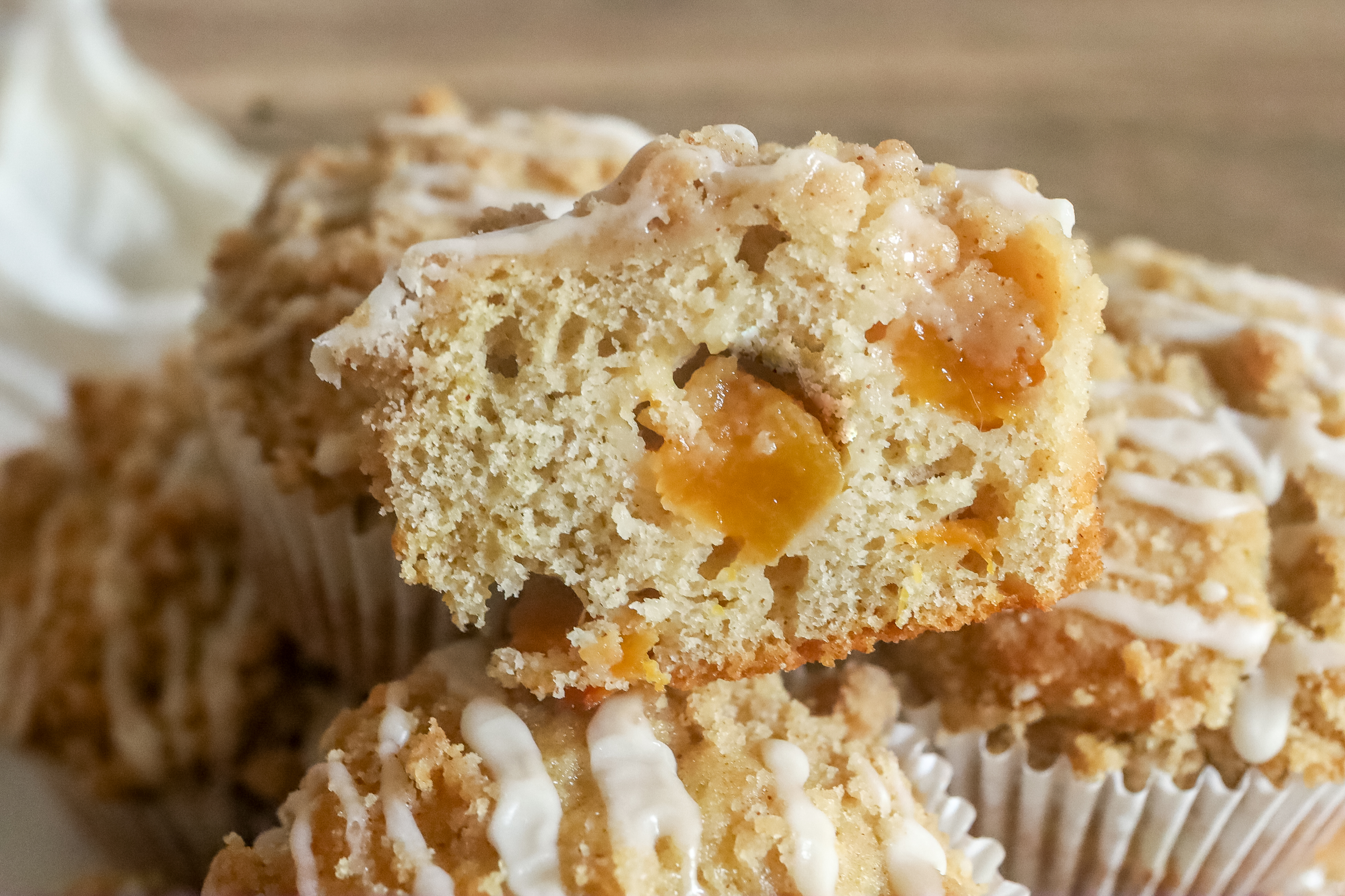 peach muffins
