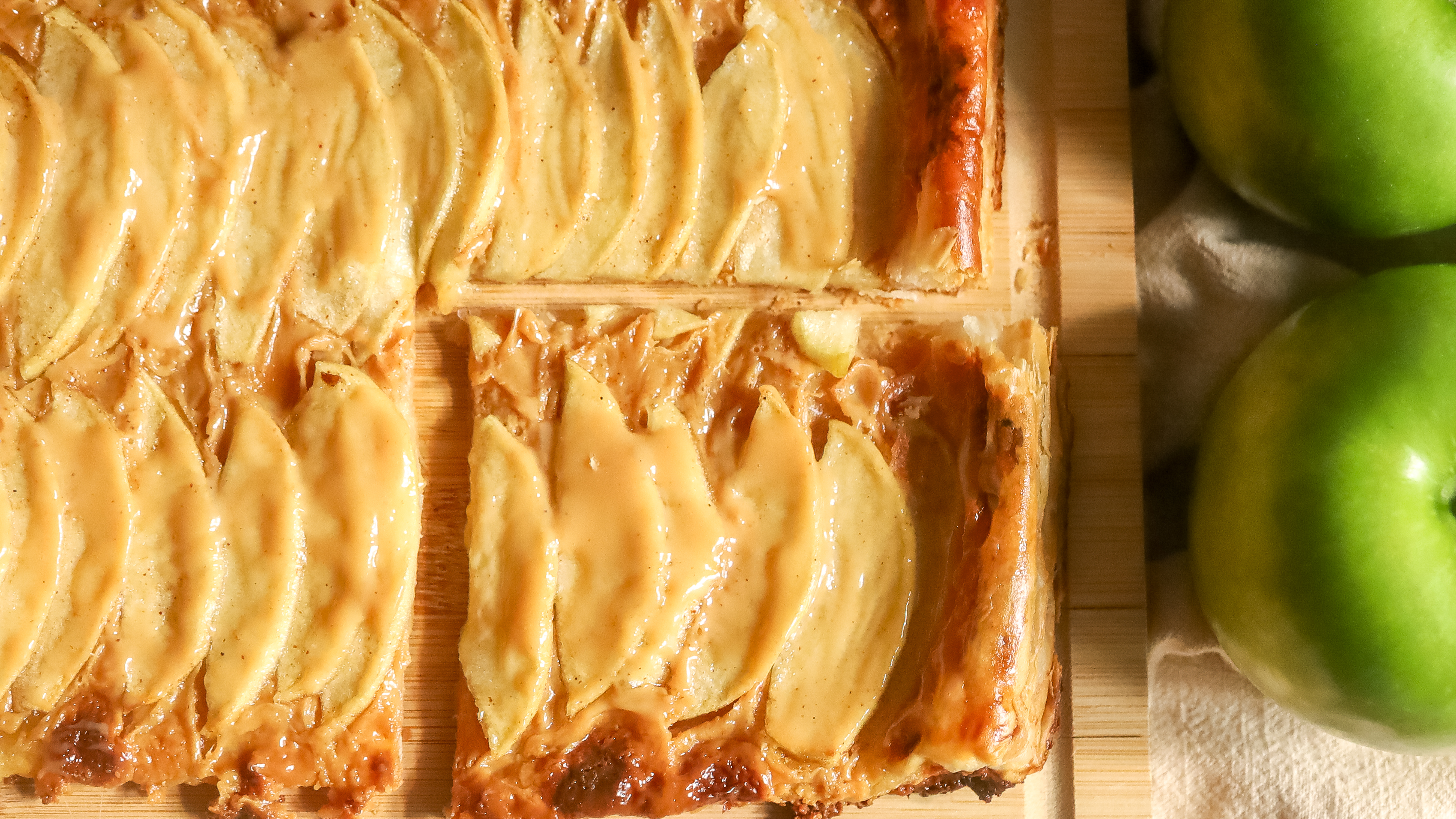 dulce de leche apple tart