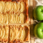 apple puff pastry tart