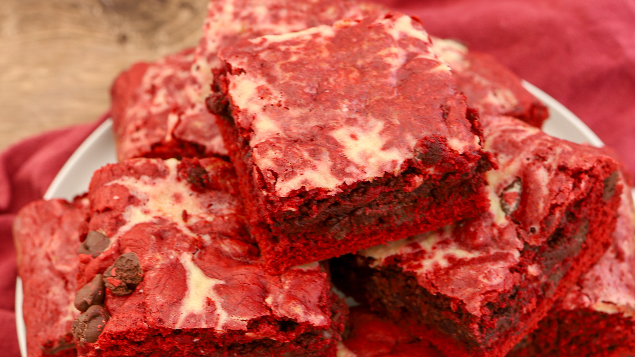 red velvet cheesecake brownies
