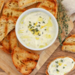 whipped ricotta toasts