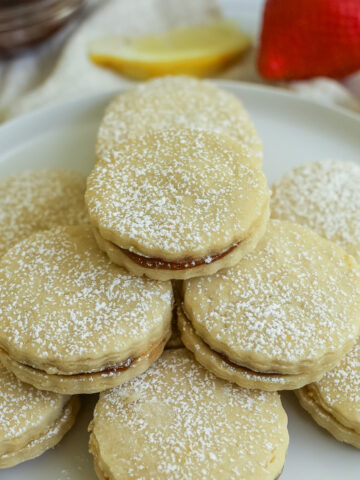 Lemon Shortbread Cookies