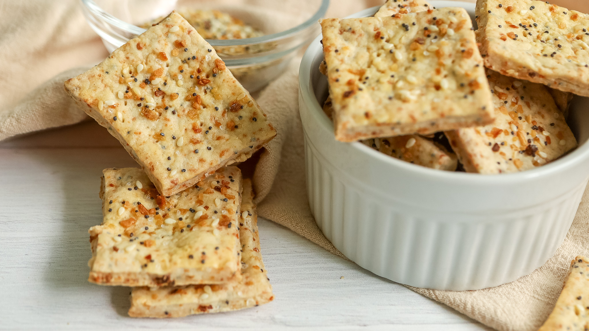 photo of crackers on a table