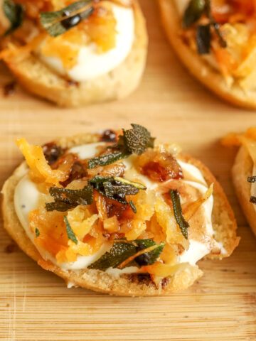 Butternut Squash Crostini